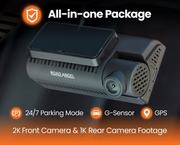 Road Angel Halo Guardian 2K 1-channel dash cam with Parking Mode and quick-release mount
