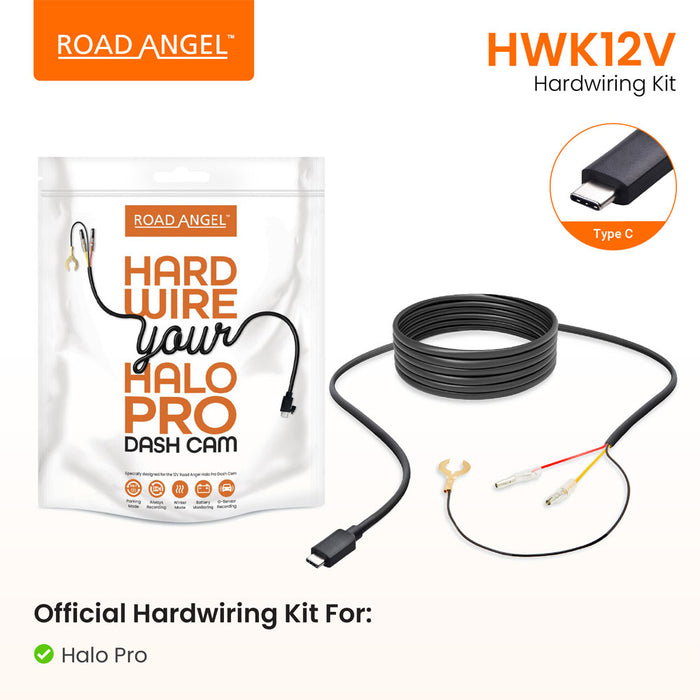 Road Angel Halo Pro & Aura HD3 Hardwire kit to Enable Parking Mode