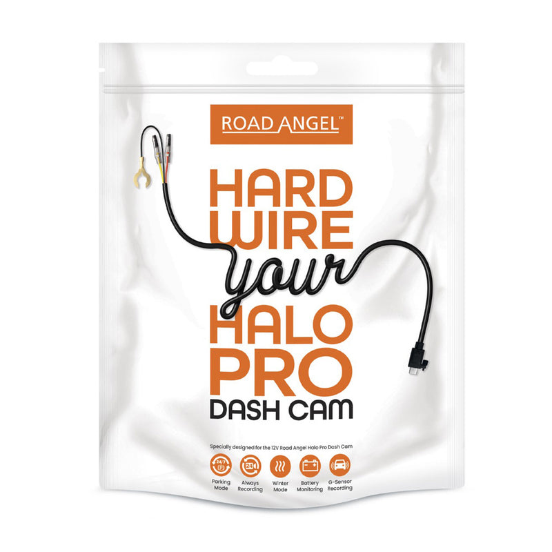 Road Angel HWK12V Halo Pro & Aura HD3 Hardwire kit to Enable Parking Mode