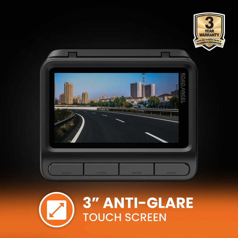 Road Angel Halo Elite 4K (2160p) & 1K (1080p) Dual Dash Cam With Sony Starvis 2