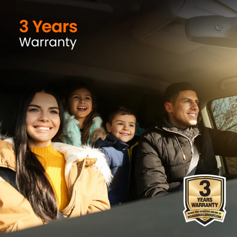 Road Angel Halo Guardian 2K+ Dual Dash Cam – Front and Rear Cameras