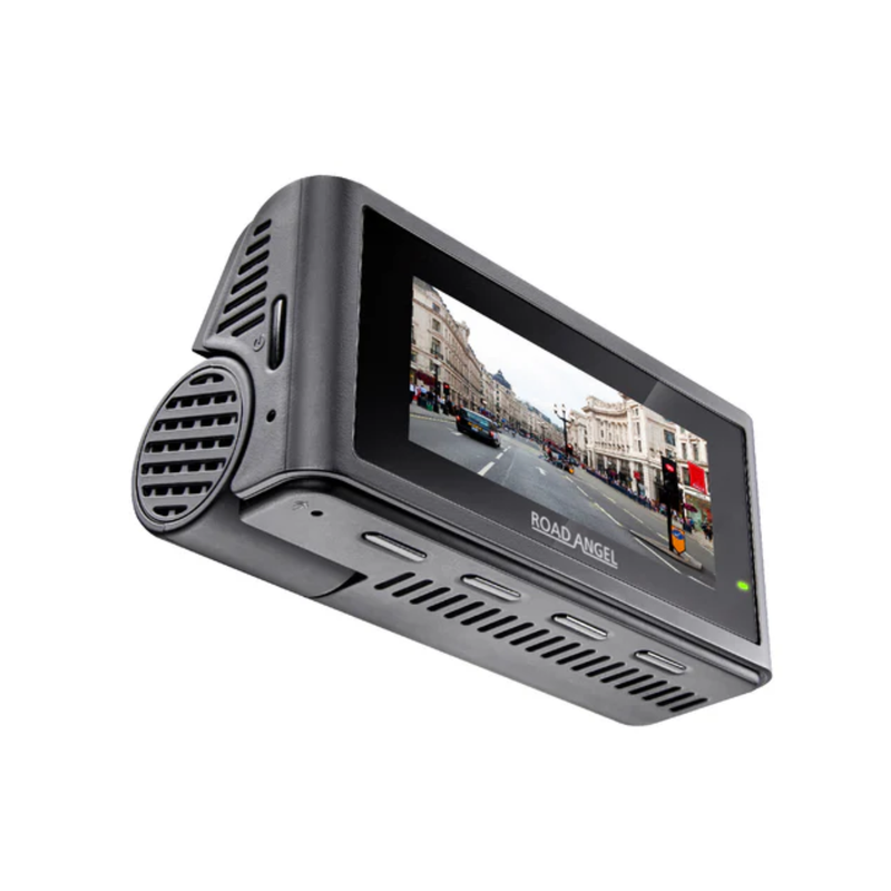 Road Angel Halo Guardian 2K+ Dual Dash Cam with 3.2" Screen, Parking Mode & Quick Release Mounting