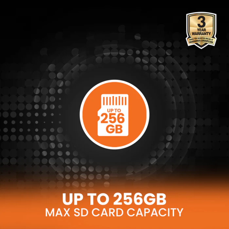 Road Angel Halo Guardian 2K+ Dual Dash Cam – Front and Rear Cameras