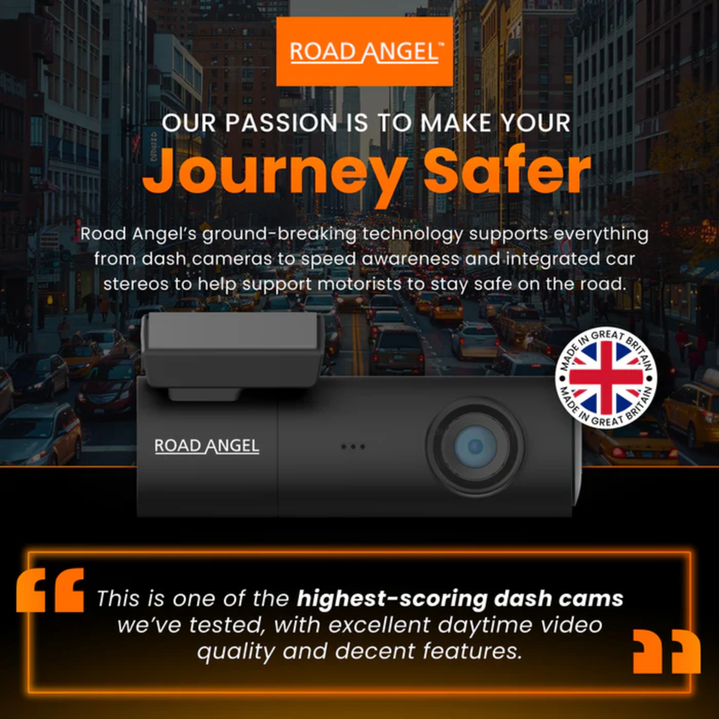 Road Angel Halo Spark 1080p Full HD Dash Cam with Parking Mode and Winter Mode