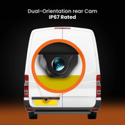 Road Angel Halo View 3 4K anti-glare mirror dash cam with 10 inch touchscreen and rear camera