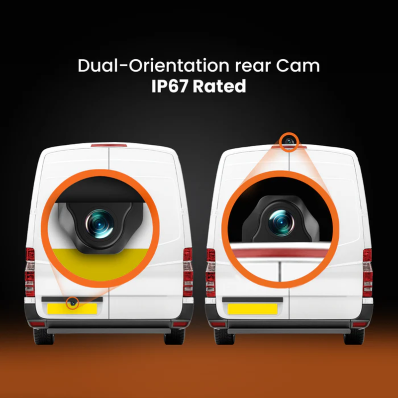 Road Angel Halo View 3 4K anti-glare mirror dash cam with 10 inch touchscreen and rear camera