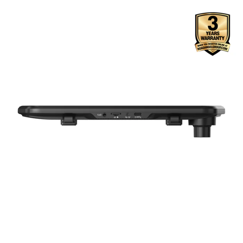 Road Angel Halo Vision 3 4K mirror dash cam with anti-glare display and rear camera