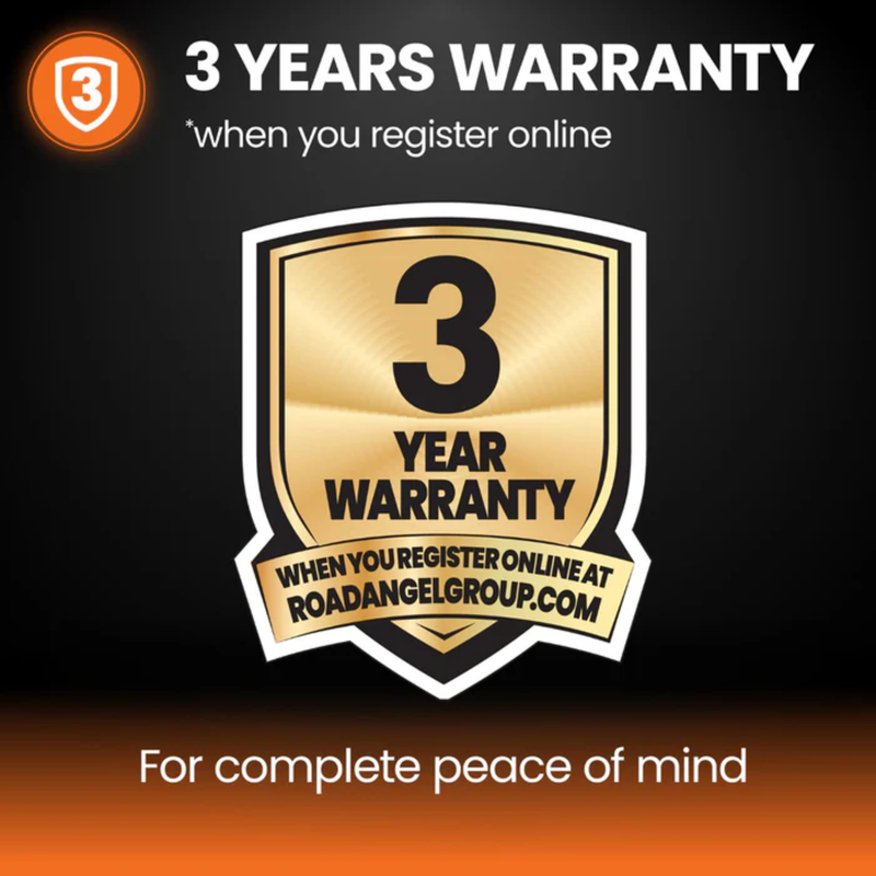 Road Angel Halo Vision 3 4K mirror dash cam with anti-glare display and rear camera