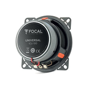 Focal ICU100 10cm 4 inch slim 2-way coaxial speaker system compact car audio upgrade plug and play