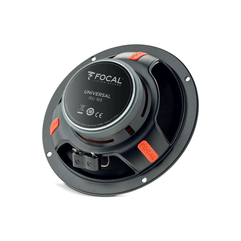 Focal ISU165 6.5 inch 165mm 2 way component speaker system 140W max power slim car audio upgrade with tweeters