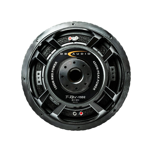 DB Audio TREX-15D2 15-inch 4500W Dual 1 Ohm or 4 Ohm SPL Subwoofer