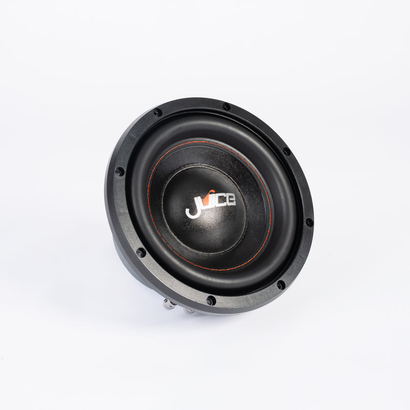 Juice Car Audio JS8 1000W 8" Single Voice Coil 4 Ohm Car Subwoofer