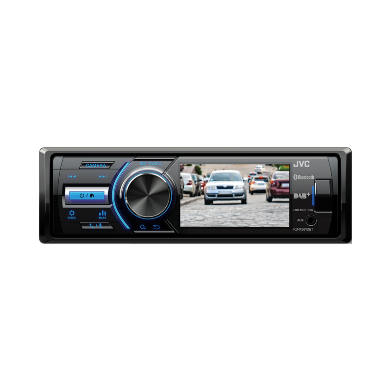 JVC KD-X561DBT 3" Screen Car Stereo with DAB & Bluetooth