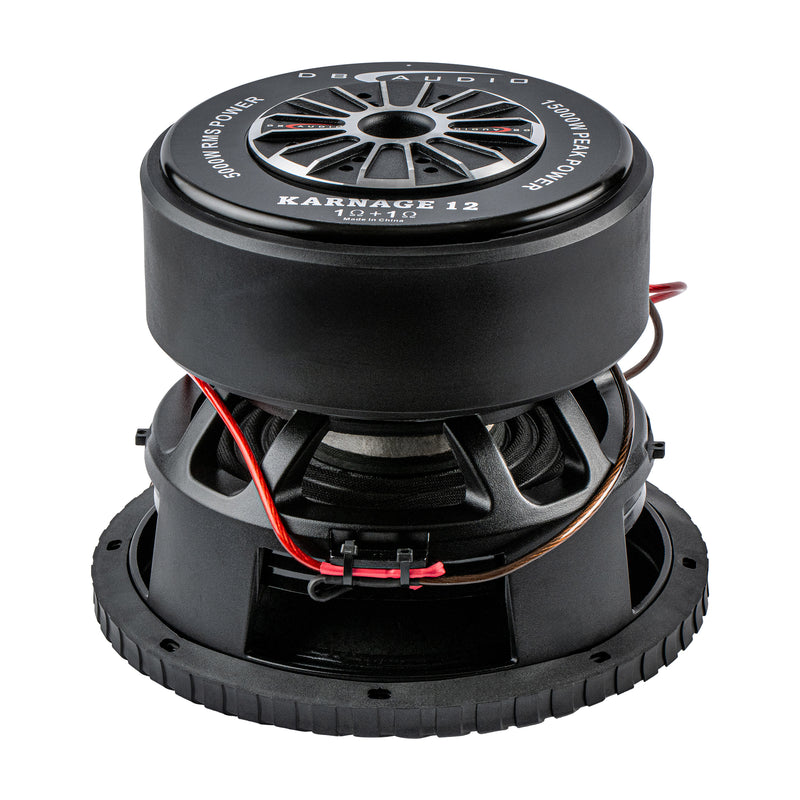 DB Audio KARNAGE 15000W 12" Dual 1 Ohm Voice Coil SPL SINGLE Subwoofer