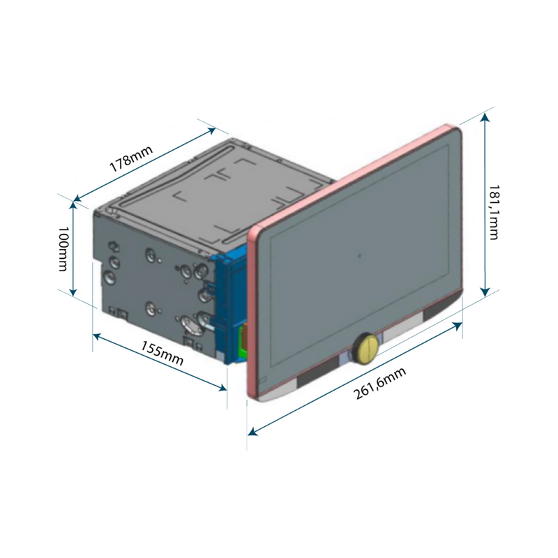 Kenwood DMX-9720XDS 10.1" HD Mechless Multimedia DAB+ Receiver with Advanced Smartphone Control