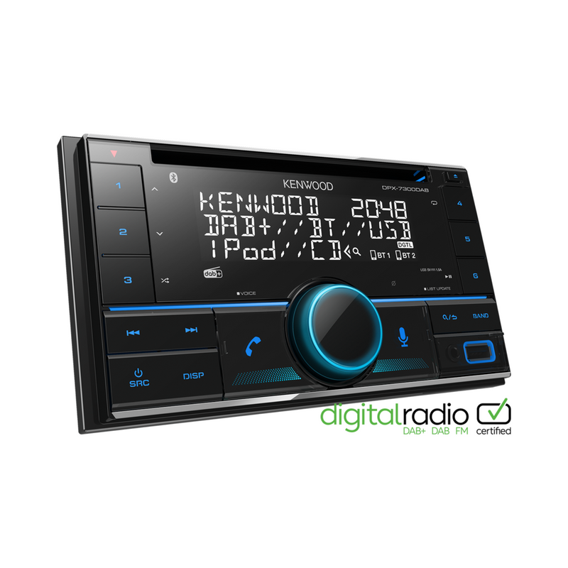 Kenwood DPX-7300DAB Car Stereo with Bluetooth, DAB+ and Amazon Alexa
