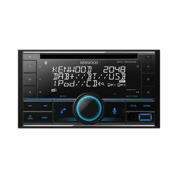 Kenwood DPX-7300DAB Car Stereo with Bluetooth, DAB+ and Amazon Alexa