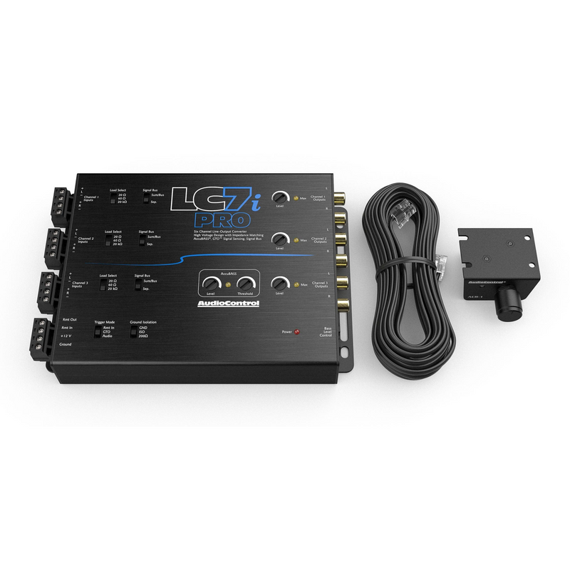 AudioControl LC7iPro 6 channel line out converter with accubass®