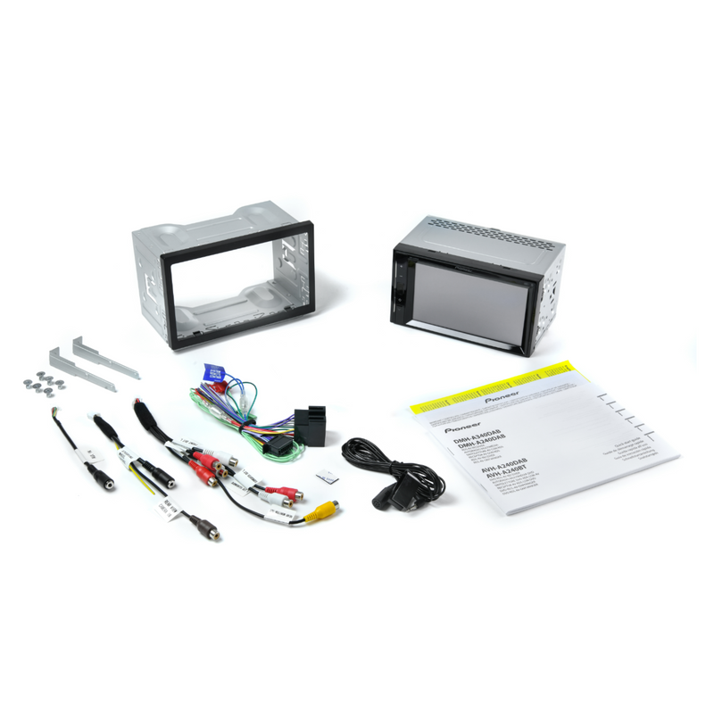 Pioneer DMH-A240DAB Mechless 6.2” Clear Resistive Touchscreen Multimedia Player