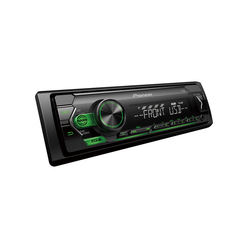 Pioneer MVH-S120UBG 1-DIN Receiver with Green illumination