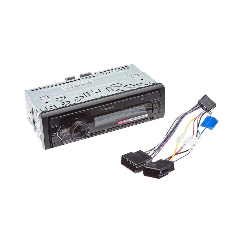 Pioneer MVH-S120UBW 1-DIN Receiver with White illumination