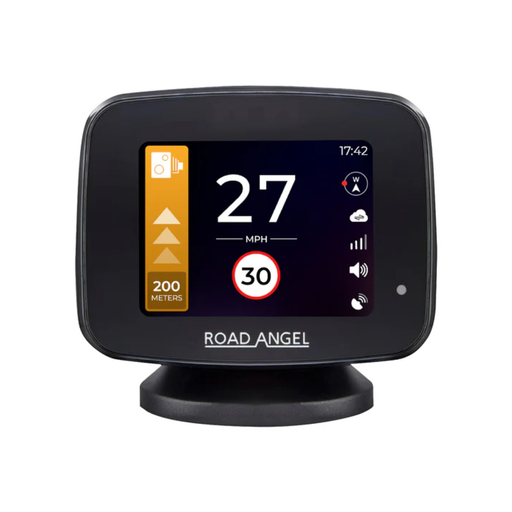 Road Angel Pure One V2.4 speed camera detector with speed awareness and onboard mobile data modem