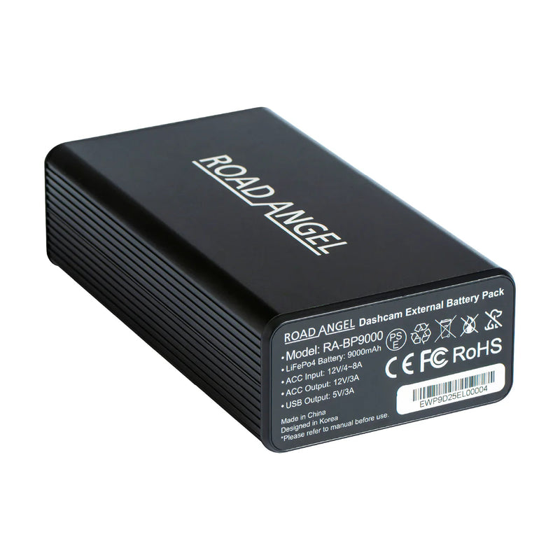 Road Angel RA-BP9000 9000 mAh Dashcam External Battery Pack Road Angel