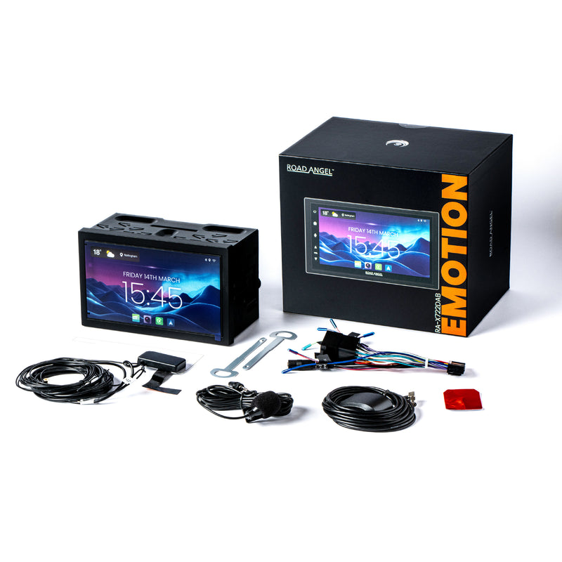 Road Angel RA-X722DAB - Car Stereo With 7" Touch Screen Display, DAB+, Bluetooth, Wireless Android Auto & Apple Car Play