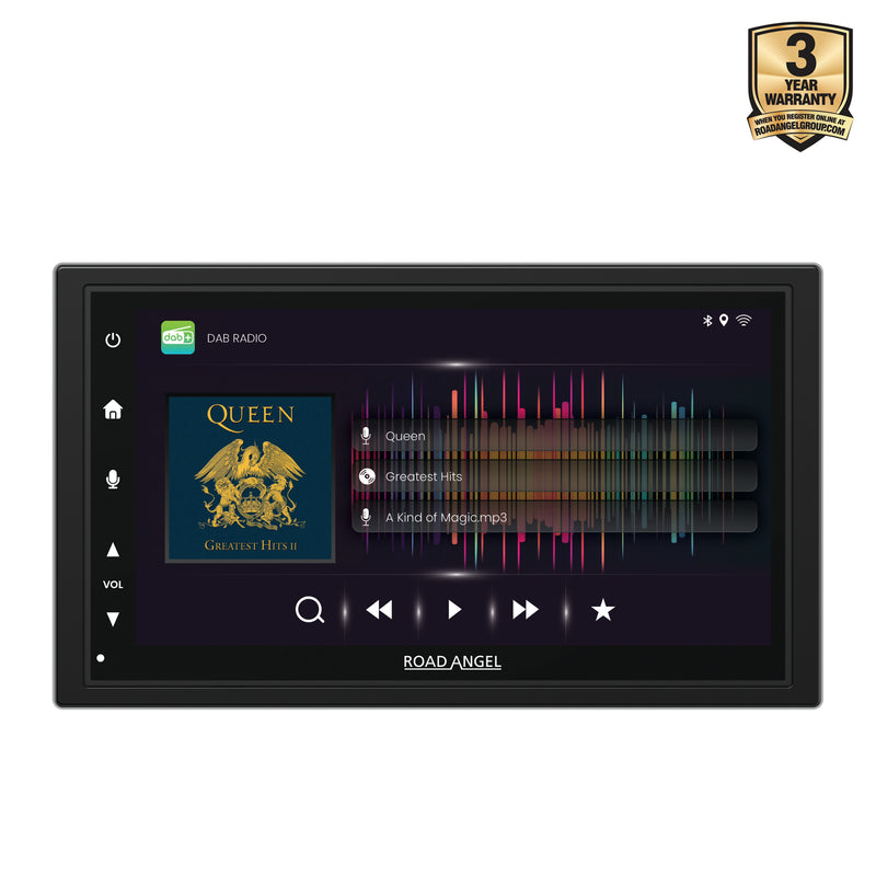 Road Angel RA-X722DAB - Car Stereo With 7" Touch Screen Display, DAB+, Bluetooth, Wireless Android Auto & Apple Car Play