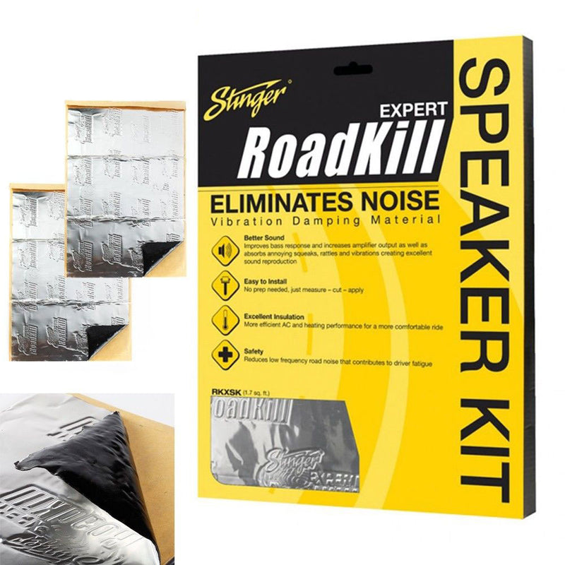 Stinger Roadkill RKXSK Front and Rear Door Sound Deadening – Car Audio Speaker Upgrade Kit