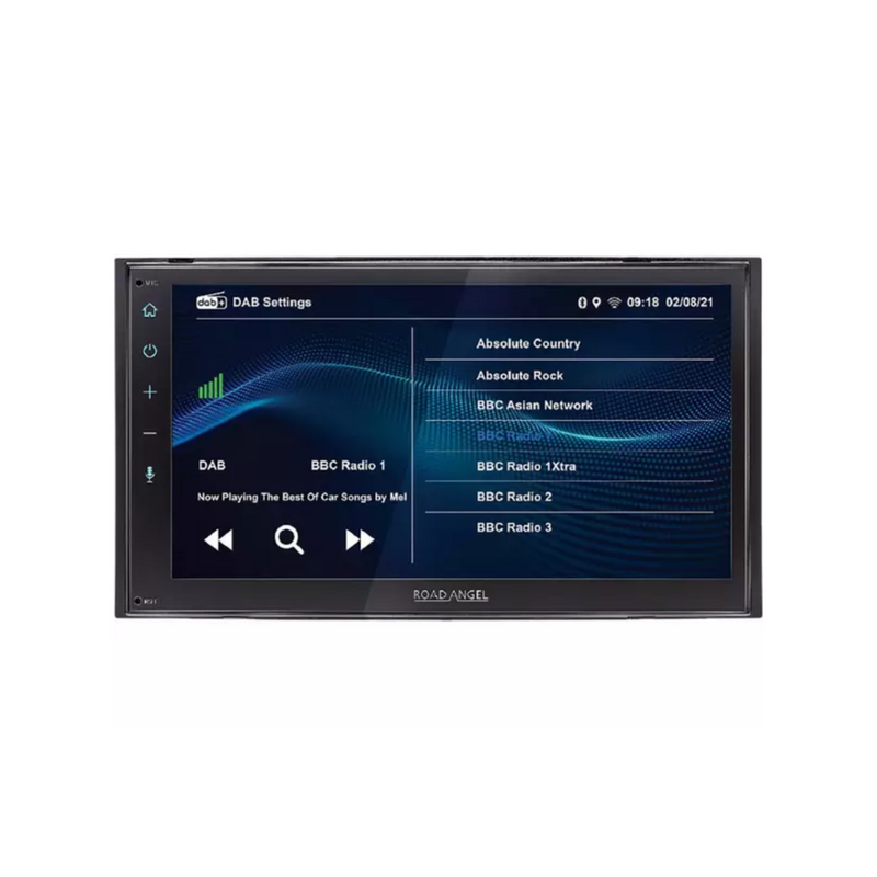 Road Angel RA-X721DAB DAB+/FM/AM Bluetooth Car Stereo With Apple CarPlay & Android Auto