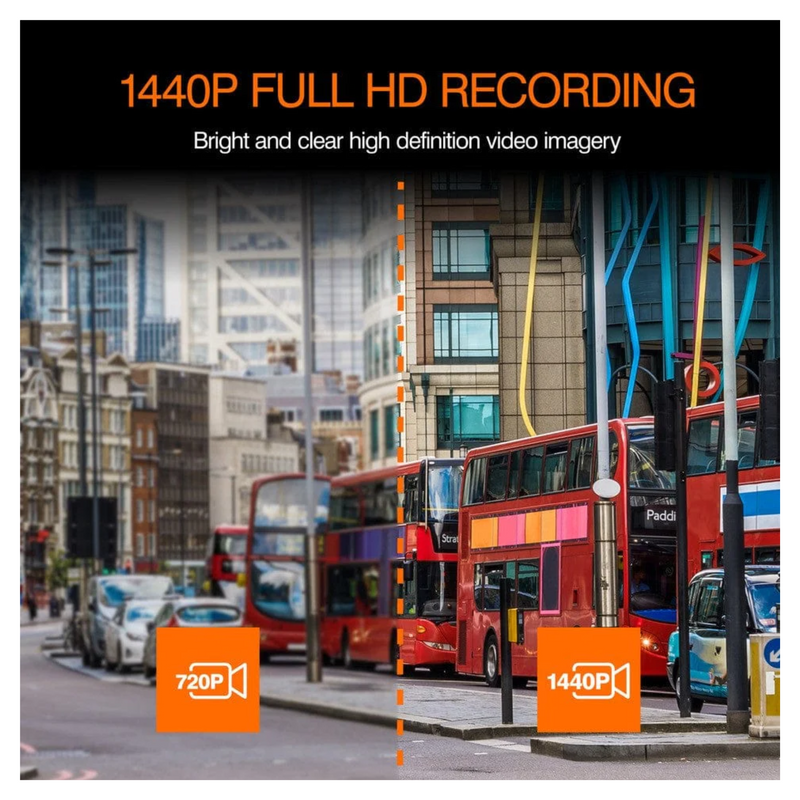 Road Angel Halo Drive High-Res 1440p Dash Cam