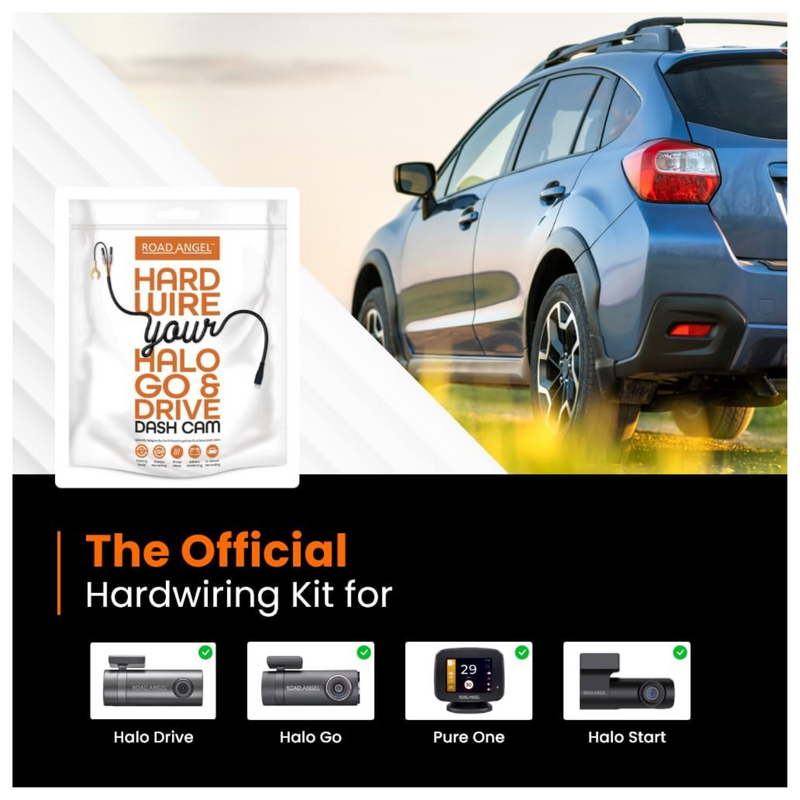 Road Angel Hard Wiring Kit for Road Angel Halo Go, Drive and Pure One