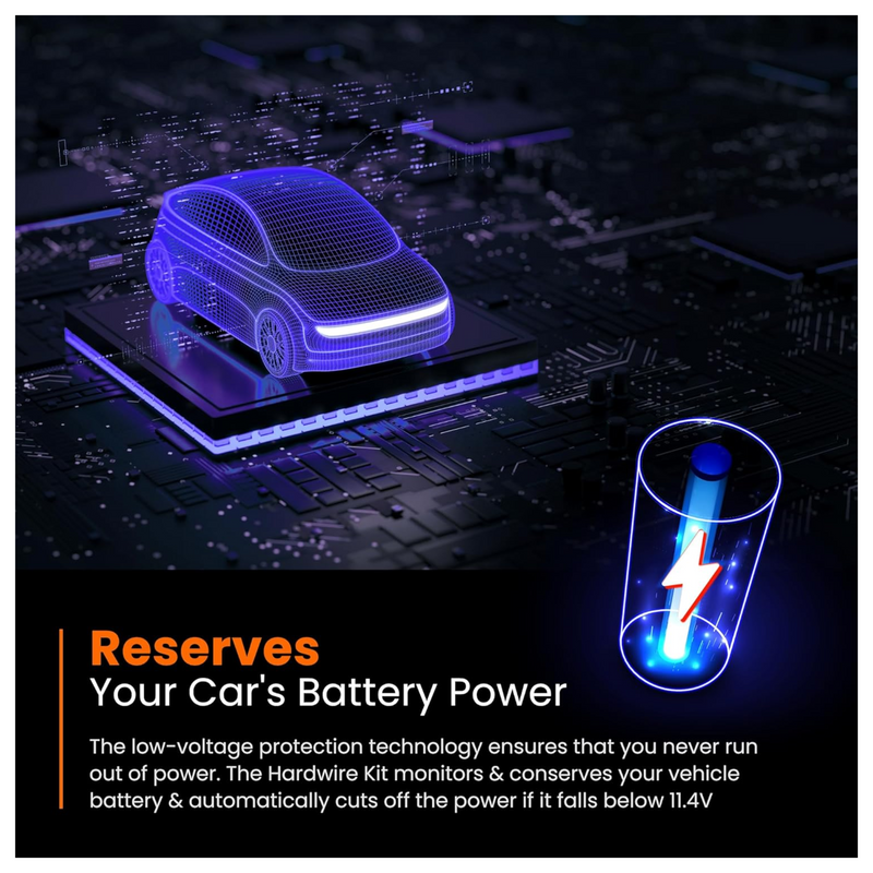 Road Angel Hard Wiring Kit for Road Angel Halo Go, Drive and Pure One