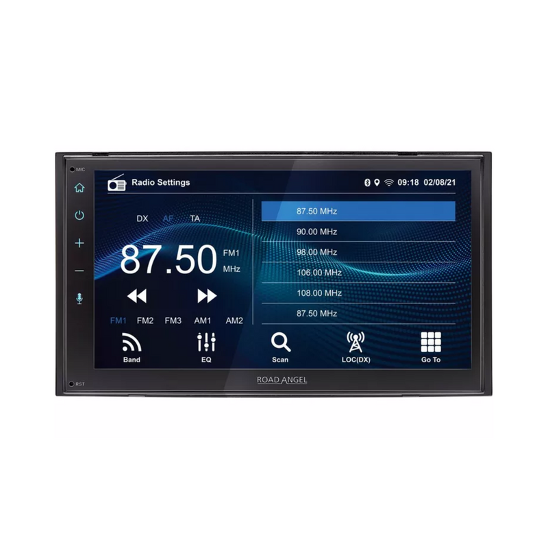 Road Angel RA-X621BT 7" Touchscreen Car Stereo with Apple CarPlay and Android Auto
