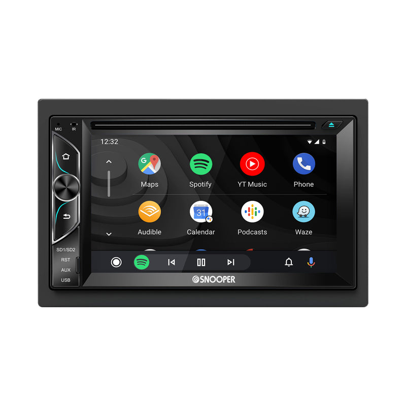 Snooper SMH-620DAB Double Din 6.2" Capacitive Touchscreen DVD/CD Multimedia Receiver