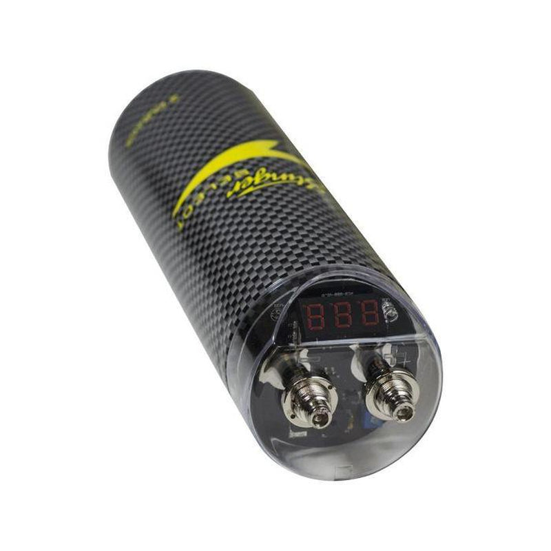 Stinger SSCAP2M 2 Farad Carbon Fibre Digital Power Capacitor with Digital Voltage Display