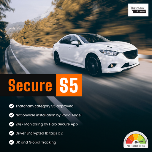 Secure S5 Thatcham Category S5 Approved GPS Vehicle Tracker with Driver Recognition and Real-Time Tracking