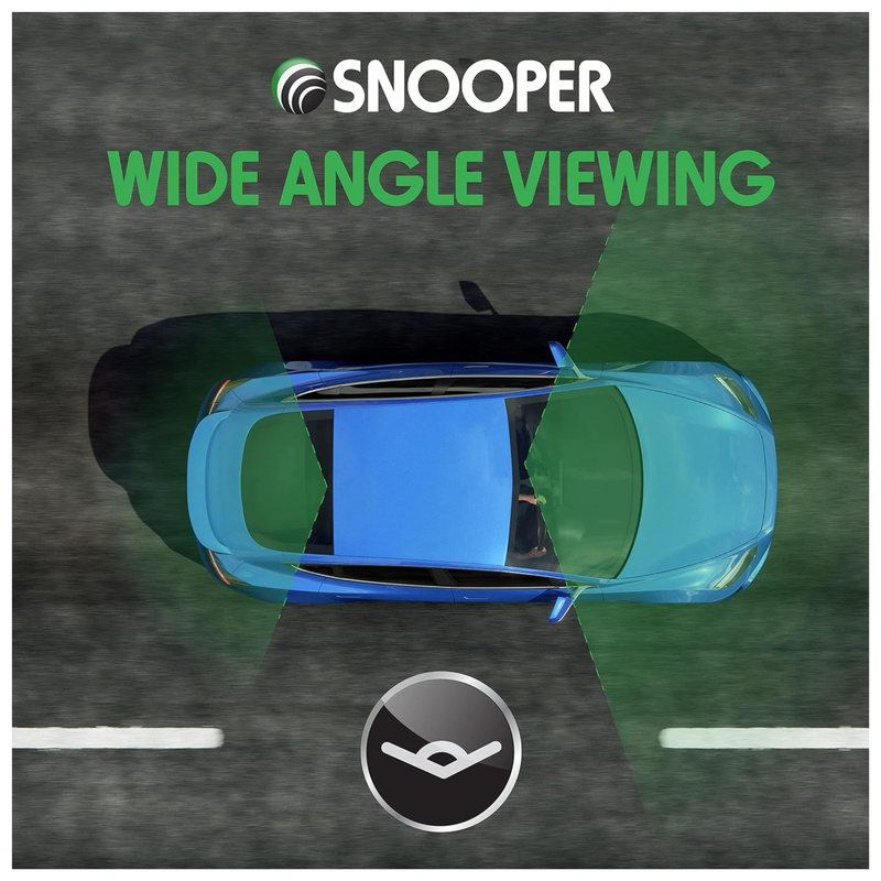 Snooper MY-CAM RFC2 1080p Full HD Dash Camera with 720p Rear Camera, 3" LCD Screen, Integrated Speaker, Loop Recording, GPS, Parking Mode & Wi-Fi