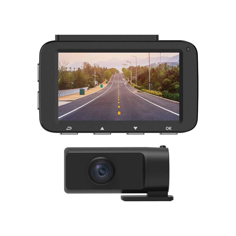 Snooper MY-CAM RFC2 1080p Full HD Dash Camera with 720p Rear Camera, 3" LCD Screen, Integrated Speaker, Loop Recording, GPS, Parking Mode & Wi-Fi