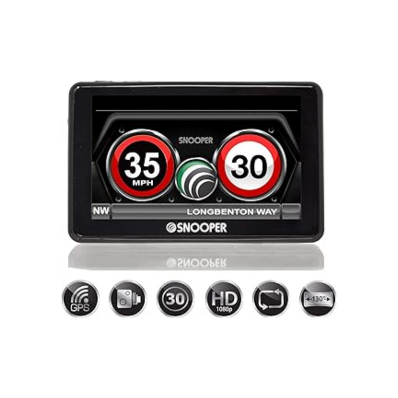Snooper SC5900 My-Speed-Plus DVR G3. Speed Limits, Speed cameras and GPS, HD Dash Cam