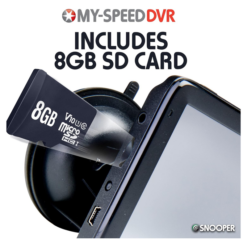 Snooper SC5900 My-Speed-Plus DVR G3. Speed Limits, Speed cameras and GPS, HD Dash Cam