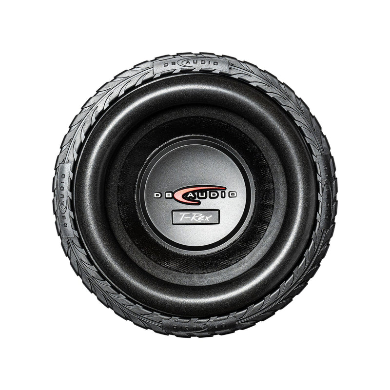 DB Audio TREX-10D2 10-inch dual voice coil SPL subwoofer with high-performance black cone