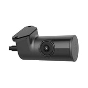A black cylindrical dash cam with a mounting bracket and lens, shown on a plain white background.