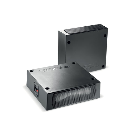 Focal ISUB Twin under seat passive subwoofer 2x100W RMS compact car audio bass upgrade system slim design