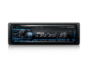 Alpine UTE-204DAB 1 DIN digital media receiver with DAB+, Bluetooth, USB, touchscreen, and hands-free calling for premium in-car audio.