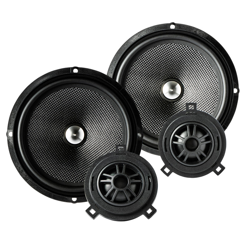 In Phase XTC-180VW 250W 2-way component door speakers with tweeters for Volkswagen