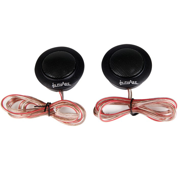 In Phase XTC6CX 6.5” 16.5cm 600 Watt 2 Way Component Door Speakers with Tweeters and Grills