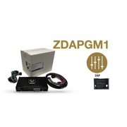 Audio processing equipment with 'ZDAPGM1' branding on a white background