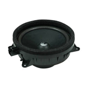 Black speaker on a white background